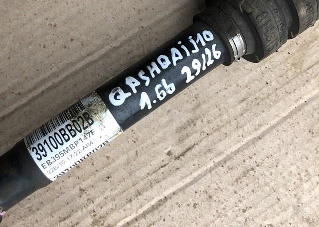 Árbol de transmisión delantero derecho 39100BB02B Nissan/Infiniti