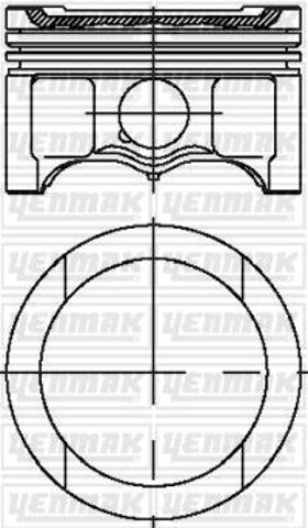 3104316000 Yenmak Juego de pistones para motor, STD