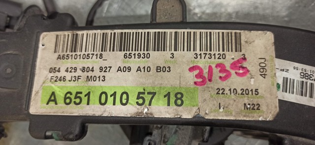  Mercedes A6510105718