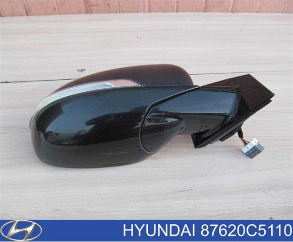 Espejo de retrovisor derecho 87620C5110 Hyundai/Kia