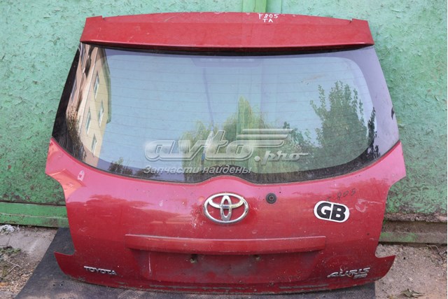Puerta de maletero Toyota Auris JPP