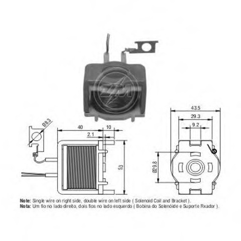 ZM1421 ZM kit de reparación para interruptor magnético, estárter