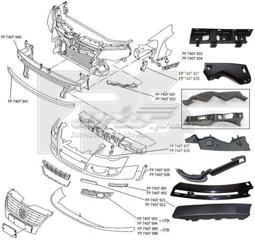 Parachoques delantero FPS FP7407922 precio, desde 66,31 EUR