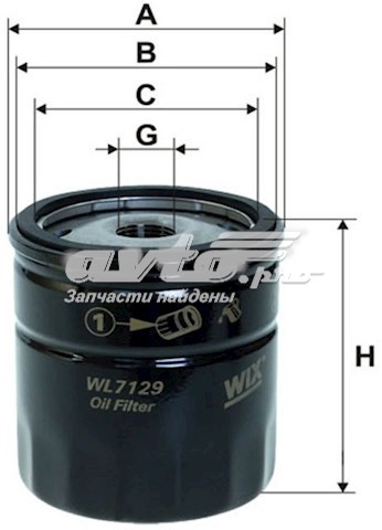 WL712912 WIX Portafiltro de aceite