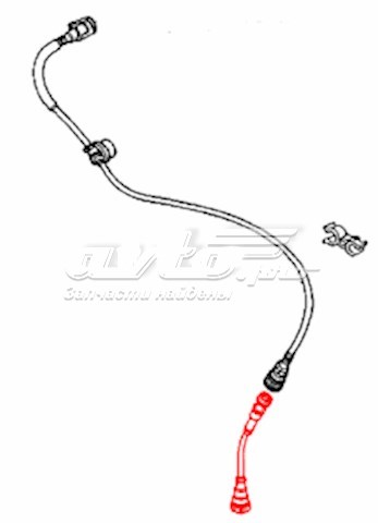 GJ2260080F Mazda cable velocímetro