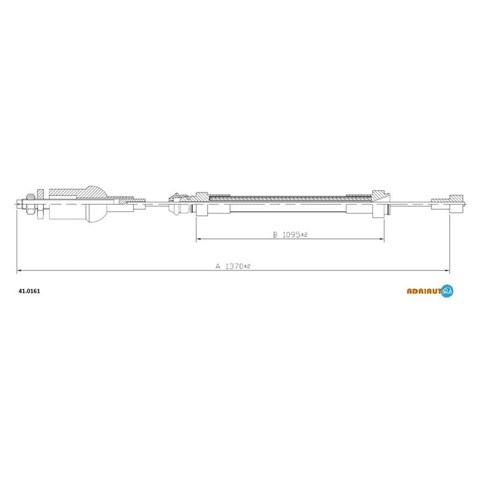 41.0161 Adriauto cable de embrague