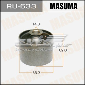 Buje del brazo longitudinal inferior trasero Masuma RU633 precio, desde 12,37 EUR