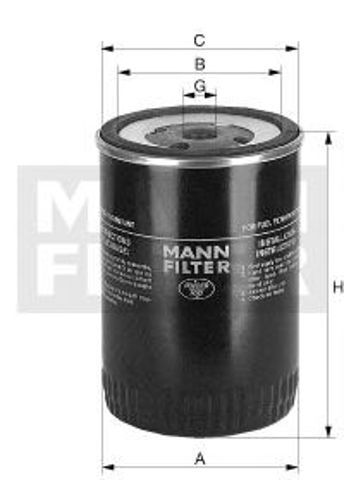 Filtro de combustible WP9623X Mann-Filter