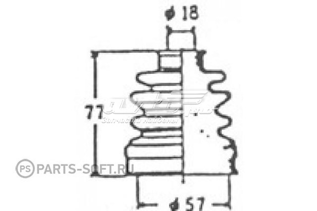 CD28003 Jikiu fuelle, árbol de transmisión delantero interior