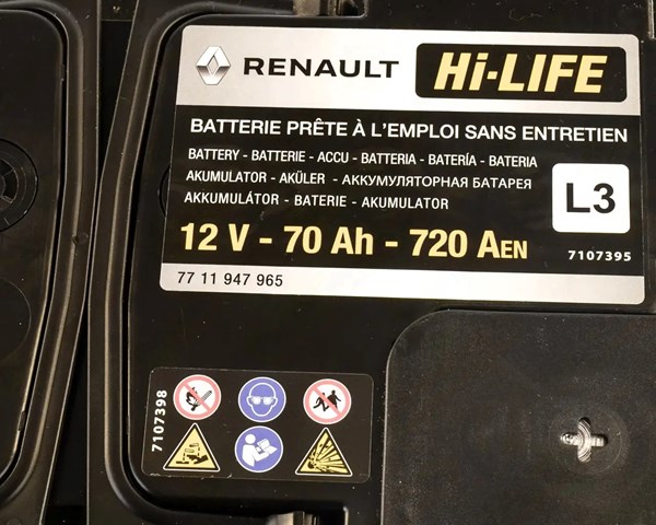 Batería 7711947965 Renault (RVI)