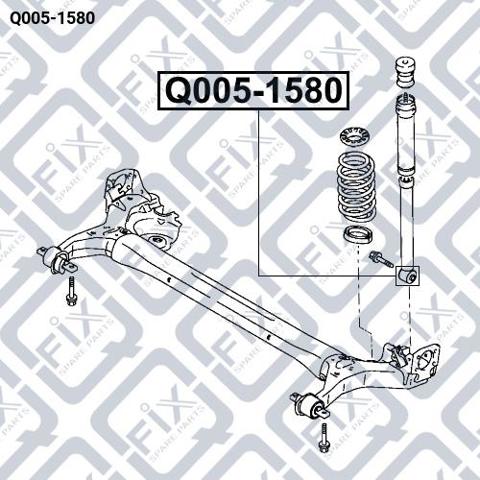 Buje de amortiguador trasero Q-fix Q0051580 precio, desde 17,17 EUR
