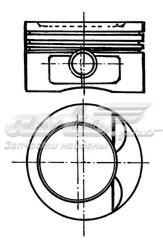 90037620 Kolbenschmidt pistón completo para 1 cilindro, cota de reparación + 0,50 mm