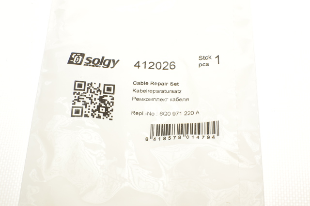 Cable de bujías de precalentamiento 412026 Solgy