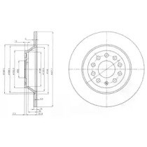 BG3956C Delphi disco de freno trasero