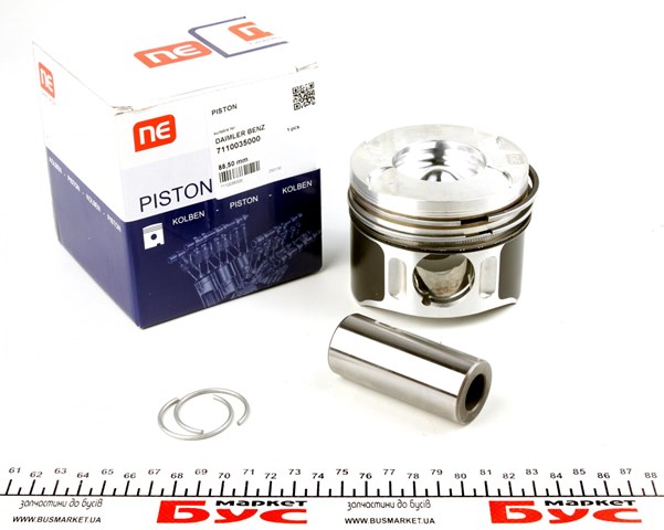 Pistón completo para 1 cilindro, segunda reparación (+0,50 mm) 130010000321 NE/NPR