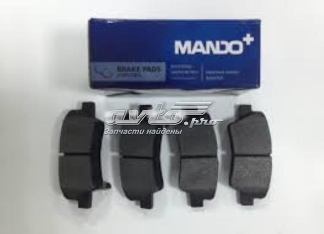 Pastillas de freno traseras de disco MANDO MPK37