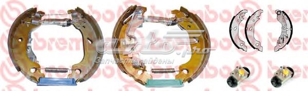 Zapatas de frenos de tambor traseras BREMBO K23048