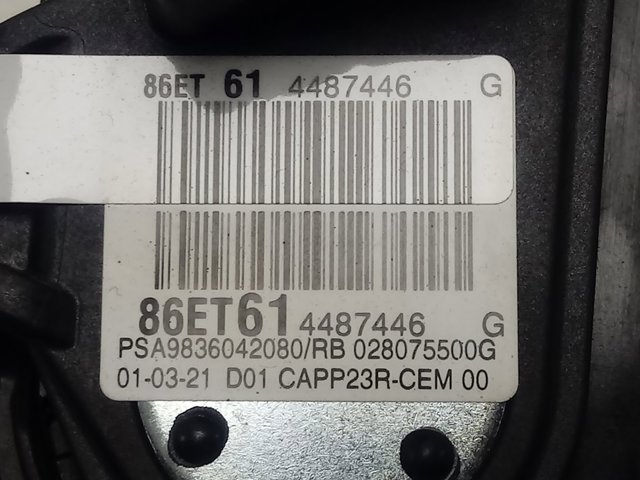 9836042080 Opel Pedal de aceleracion