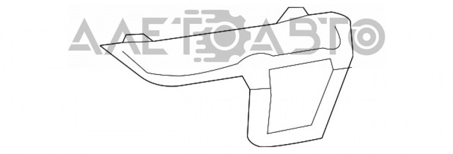 JB5Z17B968BA Market (OEM) embellecedor, faro antiniebla derecho