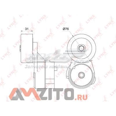 PT3249 Lynxauto tensor de correa, correa poli v