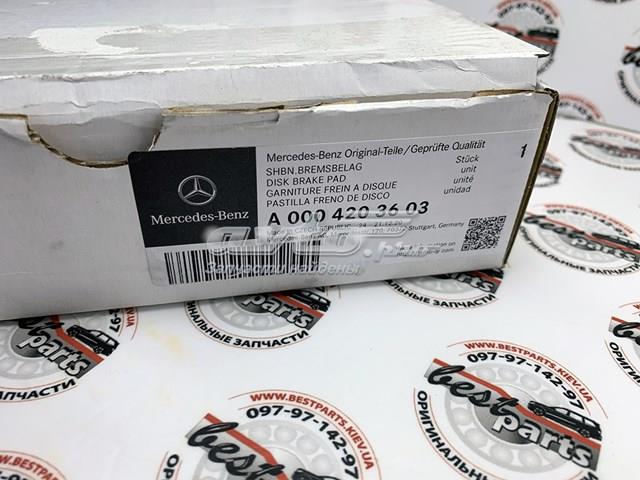 Pastillas de freno A0004203603 Mercedes
