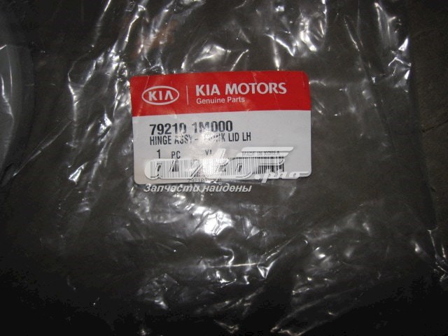 792101M000 Hyundai/Kia conjunto de bisagra, puerta del maletero