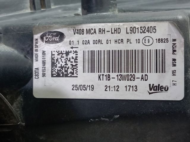Faro derecho 2278794 Ford
