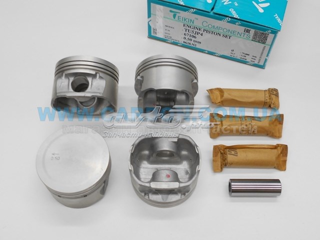 Juego De Piston Para Motor, 2da reparación (+ 0,50) Citroen C4 (LA)