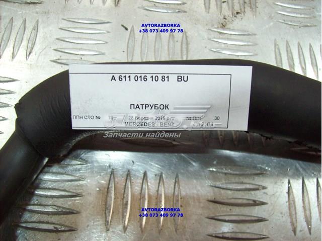 A6110161081 Mercedes tubo de ventilacion del carter (separador de aceite)
