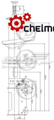 JAS0012 Just Drive amortiguador trasero izquierdo