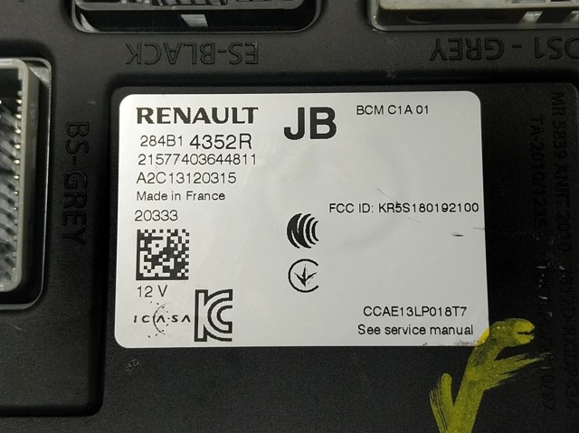 284B14352R Renault (RVI) Módulo de confort