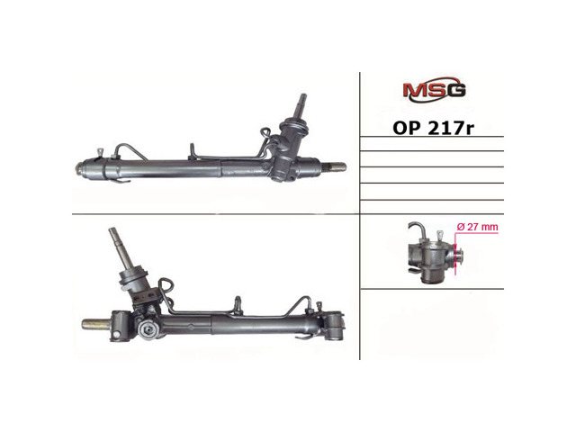 OP217R MSG Rebuilding Cremallera caja de direccion