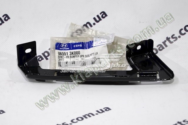 865513K000 Hyundai/Kia soporte de parachoques delantero izquierdo