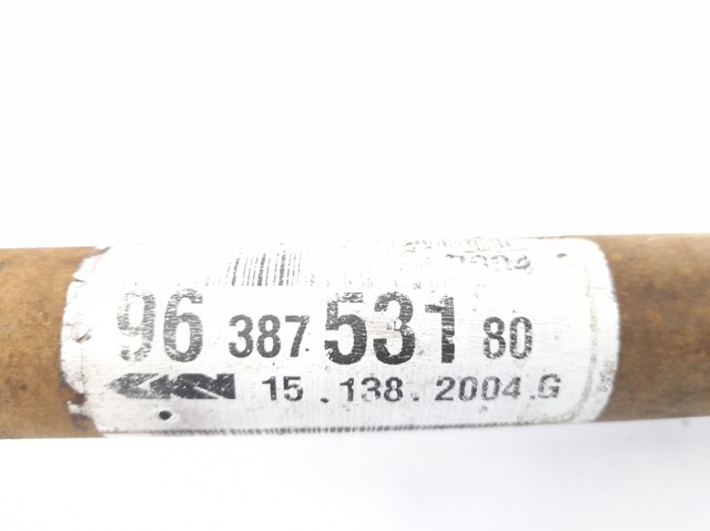 9638753180 Peugeot/Citroen Árbol de transmisión delantero derecho