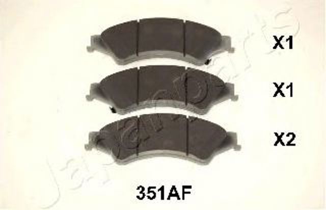 PA-351AF Japan Parts pastillas de freno delanteras