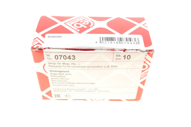 Terminal de varilla de la caja de cambios Febi 7043 precio, desde 4,28 EUR