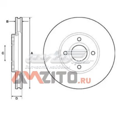 BG4715C Delphi freno de disco delantero