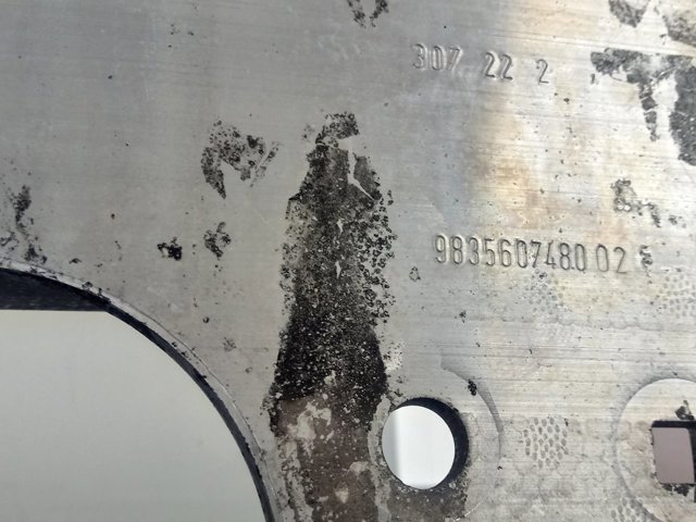 Refuerzo parachoque delantero 9835607480 Opel