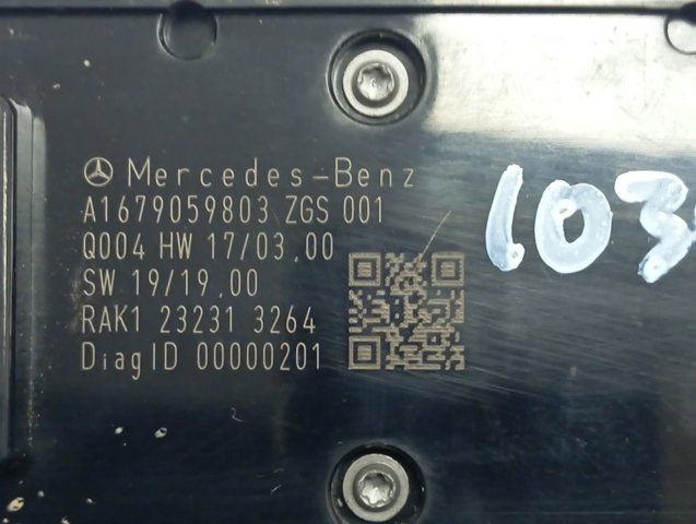 Comprar A1679059803 Mercedes Interruptor de elevalunas delantera izquierda