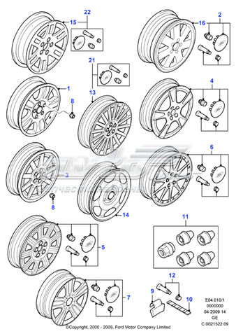 Válvula de rueda FORD 6764791