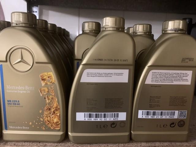 Aceite de motor MERCEDES A000989210711