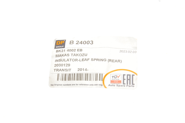 Tope de ballesta trasera DP Group B24003 precio, desde 27,50 EUR