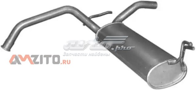 Silencioso trasero Polmostrow 04235