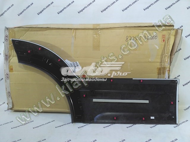 Moldura de puerta trasera izquierda KIA Sorento (JC)