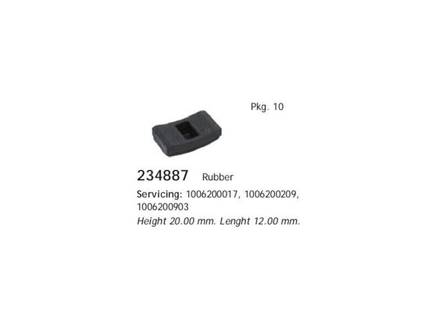 Kit de reparación de motor de arranque 234887 Cargo