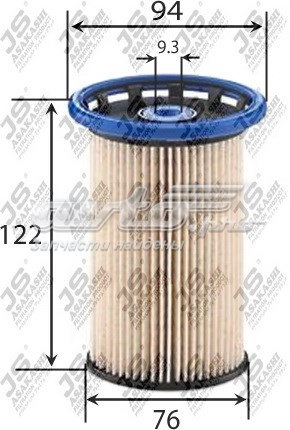 Filtro de gasoil JS Asakashi FE33001