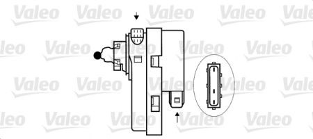 Elemento de regulación, regulación del alcance de faros Citroen ZX (N2)