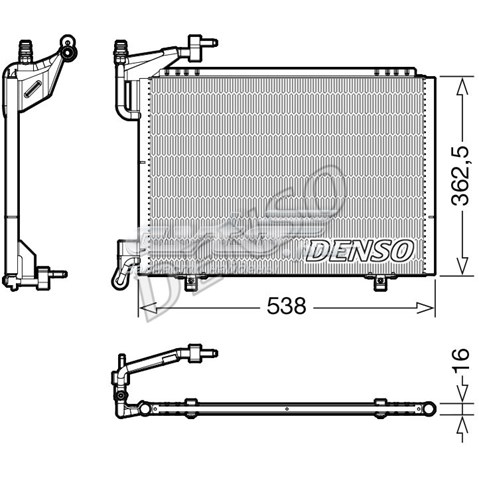 Condensador aire acondicionado DENSO DCN10042