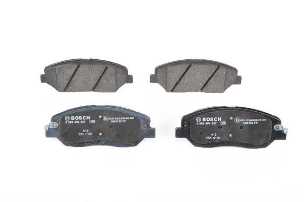 986494227 Bosch Pastillas delanteras