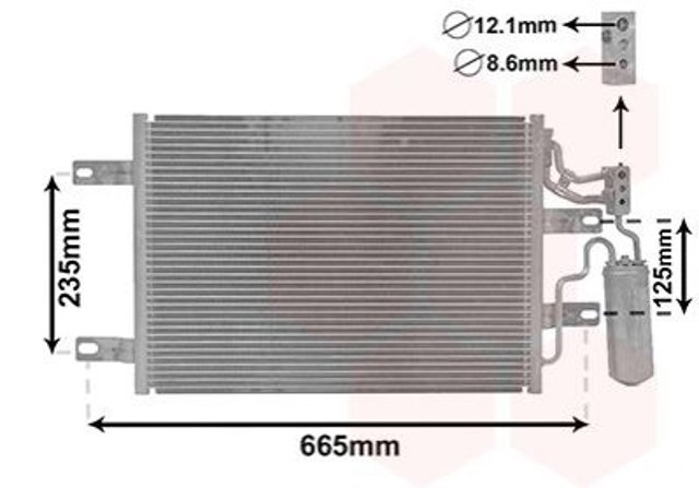 37015394 VAN Wezel condensador aire acondicionado